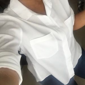 Anthropologie Cloth and Stone White Button Up